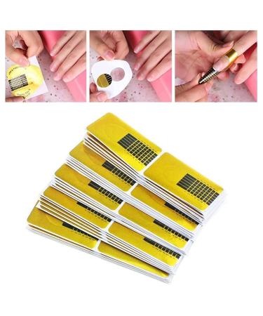 120 Piece Nail Stencils - Self-Adhesive Golden Modeling Stencils for Gel & Nail Extensions | International Shipping - Buy Online on GoSupps.com