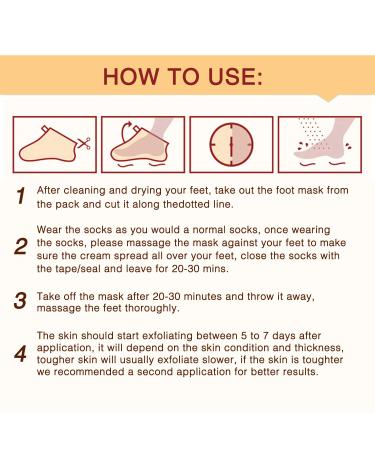 ALIVER Exfoliating Foot Peel Mask - Lavender - Pack of 3 | Dead Skin & Callus Remover - Buy Online on GoSupps.com