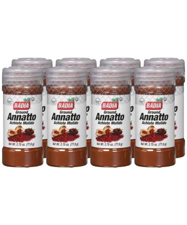 Badia Annatto Ground 2.75 Oz - Pack of 8 | Rich Flavor Enhancer - Buy Online on GoSupps.com