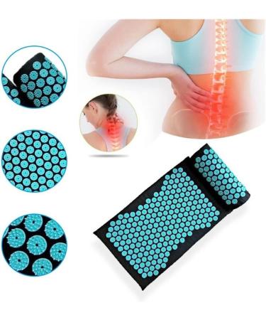 Dunlap Massage Pillow - Acupuncture Spike Mat for Back Pain Relief & Muscle Relaxation - Buy Online on GoSupps.com
