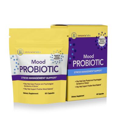 InnovixLabs Mood Probiotic Stress Management Support 60 Capsules