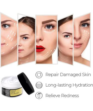 Snail Essence Cream Moisturizing Snail Mucin Secretion Filtrate Anti Wrinkle Moisturizing Facial Cream Facial Moisturiser Anti Aging Skin Care Anti Wrinkle Moisturizing Facial Cream 100g - Buy Online on GoSupps.com