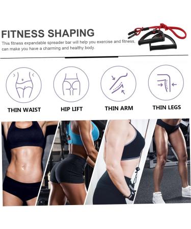 Buy 1 Pair Pull Rope Fitness Elastic Belt - Resistance Bands for Home Treadmill Workout | Red Latex Exercise Bands - Buy Online on GoSupps.com