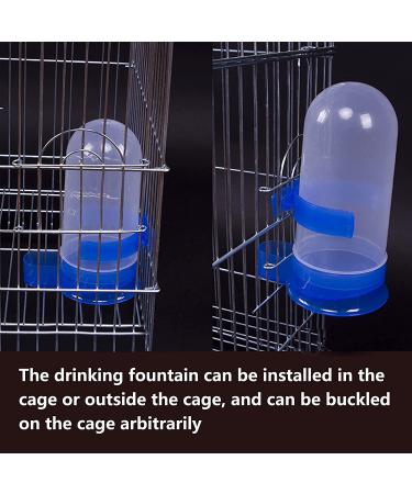 2Pcs Automatic Pigeon Feeder & Waterer Set - Bird Cage Accessories for Parakeet, Chicken, Cockatiel, Quail - Buy Online on GoSupps.com