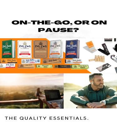 Zig-Zag Slow Burning Pre Roll Cones 1 Size Carton of 24 Booklets 6 Cone per Packs Slow Burning 100% Natural Gum Arabic No Bleach Authentic (White) White Cones 1  - Buy Online on GoSupps.com