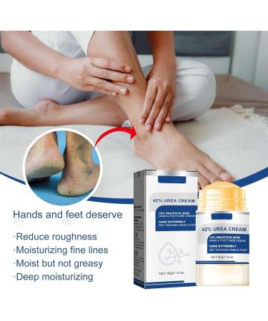 EXQST Foot Cream with 42% Urea for Dry and Cracked Heels Repair Hand and Foot Cream Stick Moisturizing Lotion for Dry Cracked Feet Heel Repair - Buy Online on GoSupps.com