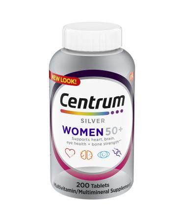 Centrum Silver Women Age 50+ Multivitamin - 200 Tablets