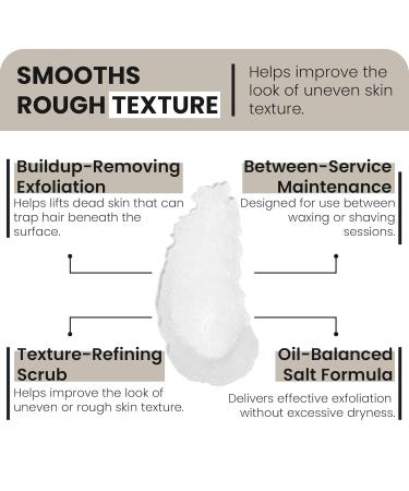 Intimate Luxe Ingrown Defense Scrub Exfoliating Salt Scrub for Bikini Line Underarms & Sensitive Areas Helps Reduce the Look of Ingrown Hair & Rough Texture 8.8 fl oz - Buy Online on GoSupps.com