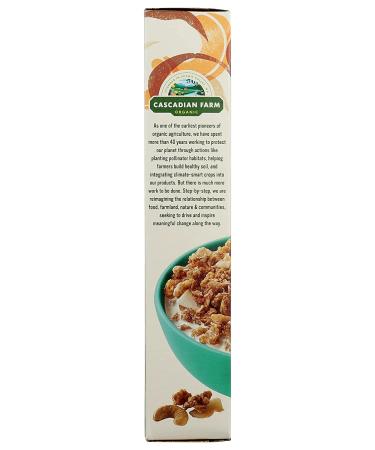 Cascadian Farm Organic Coconut Cashew Granola | No Added Sugar | 14 oz - Buy Online on GoSupps.com