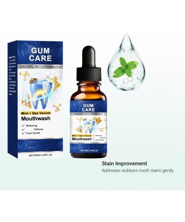 Rolimey BeeTakt Bee Venom Dental Treatment Drops Mouthwash Bain De Bouche Concentr R parateur Pour Les Gencives Bain De Bouche Nettoyant Doux Rolimey limine La Mauvaise Haleine (8PCS) - Buy Online on GoSupps.com