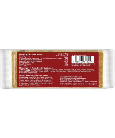  Foodtastic Foodtastic Power Cake Cherry Energy Bar (30 x 120 g) | Delicious & Juicy | Handmade Oatmeal Flapjack | 30 Count - Buy Online on GoSupps.com