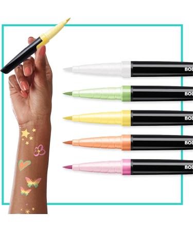 BIC BodyMark Body Art Markers Pastel Pop - 5-Count Assorted Colors Skin-Safe Cosmetic Quality Set - Buy Online on GoSupps.com
