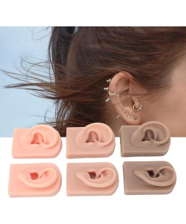 Waterproof Human Ear Model Set - 3 Pairs for Beauty Salon | Simulation Ear Model - Buy Online on GoSupps.com