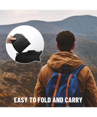 Waterproof Reusable Shoe Covers for Men and Women - Non Slip Shoe Protectors for Rain, Snow, Cycling, Fishing, Hunting - Black, Size L - Buy Online on GoSupps.com