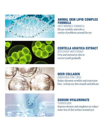 LumiLight VShell Anti-Wrinkle Eye Cream - Snake Venom Peptide Formula (3 PCS) - Buy Online on GoSupps.com