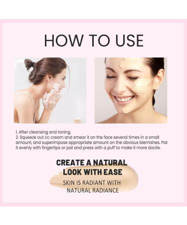 Buy Color Correcting CC Cream SPF 50+ | Centella Asiatica Red Correct - Illuminating Facial Concealer (Nude) | Hydrates & Soothes - Buy Online on GoSupps.com