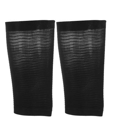 Compression Leg Sleeve for Women and Men - Thigh Slimmer Shaper Black - Knee Support - Buy Online on GoSupps.com