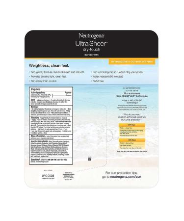 Neutrogena Ultra Sheer SPF 55 Sunscreen 8oz Bundle - Lightweight, Clean Feel - Buy Online on GoSupps.com