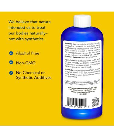 Buy Kid-e-kare Strawberry Oral Clenz - All-Natural Kids Mouthwash - Promotes Healthy Teeth & Gums - Safe to Swallow - 8 fl oz - Buy Online on GoSupps.com
