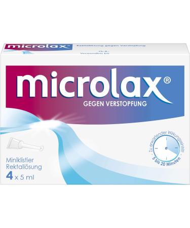 Microlax rectal solution enlarged 4 hours