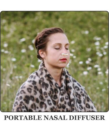 NOLITOY Essenial Oil Blank Nasal Inhale-r Tubes Empty Personal Nasal Aromatherapys Inhale-r Tubes with 5 Cotton Pads - Buy Online on GoSupps.com