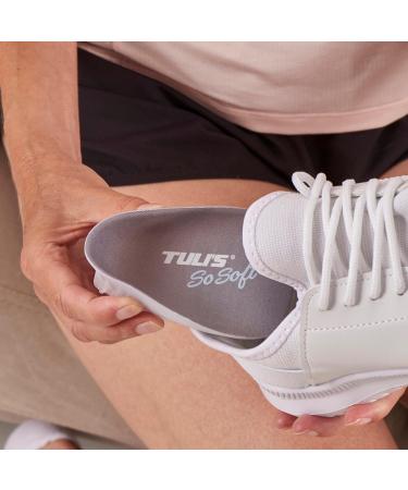 Tulis So Soft Heel Cushion - Thermoplastic Gel Inserts for Heel Spur & Plantar Fasciitis Relief | Slim Design with Fabric Cover | Multi-Cell Shock Absorption - Buy Online on GoSupps.com