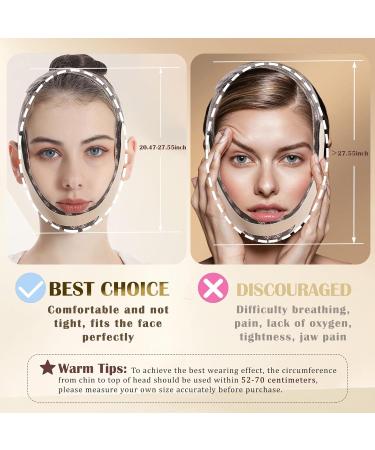 Reusable V Line Lifting Mask & Chin Strap for Women - Prevent Sagging & Tone Jaws (Brown) - International Shipping Available - Buy Online on GoSupps.com