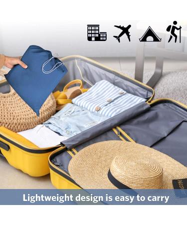 Compact Portable Adult Sleeping Bag Liner | Lightweight Travel Sleep Sheet | Premium Soft Hotel Sleep Sack | Ideal for Camping and Travel | Blue | 82.5 X 63 Inch - Buy Online on GoSupps.com