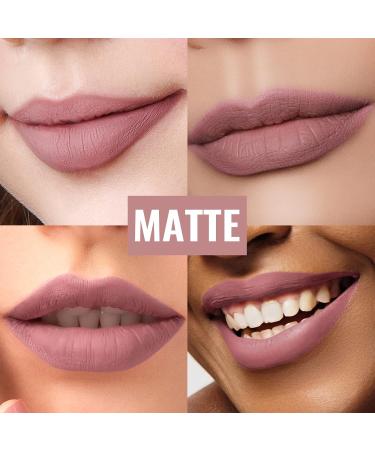 Oulac Liquid Matte Lipstick - Dreamy Kiss (M16) | Long-Lasting Vegan Pinky Nude | Precise Applicator Intensive Color Gluten-Free 4.5ml - Buy Online on GoSupps.com