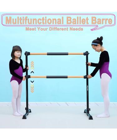 Akyate Portable Ballet Barre - Black | Lightweight & Adjustable - Buy Online on GoSupps.com