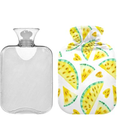 Durable 1L Heat Bottle - Lemon Yellow Watermelon for Pain Relief & Heat Therapy - Buy Online on GoSupps.com