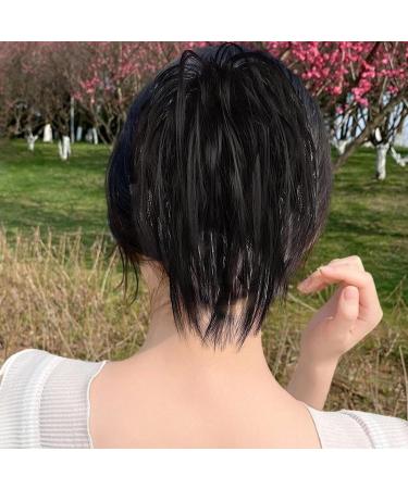 Messy Bun Hair Clip | Claw Clip Messy Bun Hair Piece | Messy Ponytail Clip Extends Hair | Fake Ponytail Claw Clip on Hair Pieces for Women Chignon Hair Bun Extensions - Buy Online on GoSupps.com