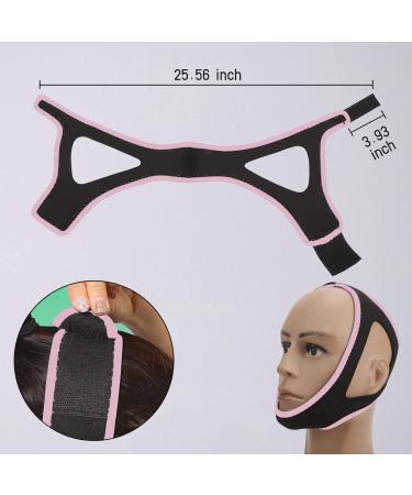 Anti Snoring Chin Strap - Adjustable & Breathable Device for CPAP Users - Effective Snoring Solution for Men & Women (Pink - Buy Online on GoSupps.com