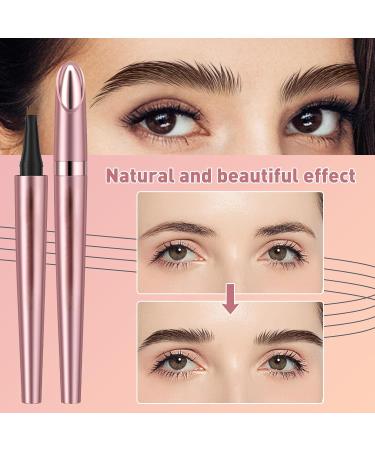Microblading Eyebrow Pencil Kaluofan Microblading Eyebrow Pen Eyebrow Pencil Microblading Long-lasting Waterproof Creat Natural and Unique Makeup Look(Dark Brown) - Buy Online on GoSupps.com
