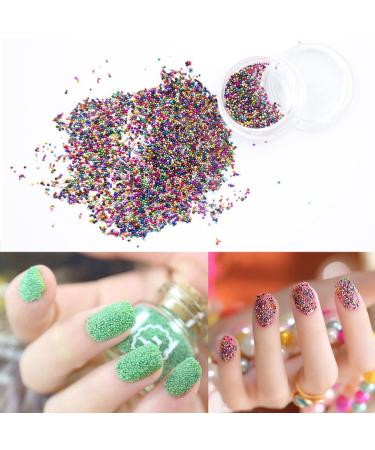 Minejin Nail Art Mini Beads - 3D Colorful Caviar Charms for Eye Makeup Decoration | 12 Vibrant Colors | International Shipping - Buy Online on GoSupps.com