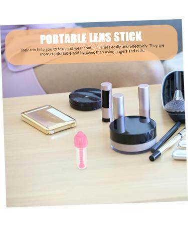 Healeved Tools Travel Lens Supply Lens Remover Silicone Lens Stick Lens Wearing Tool Travel Lens Stick Replaceable Lens Stick Child Small Silica Gel Storage Box - Buy Online on GoSupps.com