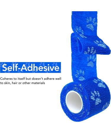 Breathable Self-Adhesive Cohesive Bandage for Humans & Pets - 10cm x 4.5m Pack of 6 | Ideal for Sports & First Aid - Buy Online on GoSupps.com