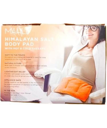 Himalayan Salt Body Pad - Exfoliating Massage Tool for Detox and Relaxation - Buy Online on GoSupps.com