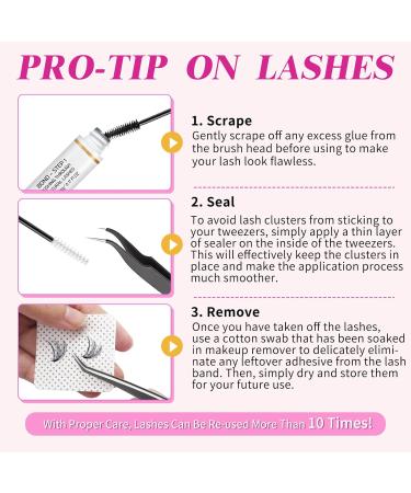 DIY Lash Extension Kit - 280pcs Individual Volume Lashes (9-16mm) with Bond Seal & Applicator Tool - Perfect for Home Eyelash Extensions - Buy Online on GoSupps.com