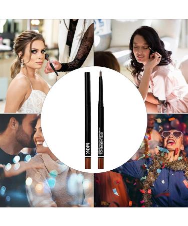 Colored Eyeliner Pencil - Long-Lasting Colored Eyeliner Pens for Women Multifunctional Automatic Rotation Eyeliner Eye Makeup Eye Eyeliner Pencil for Makeup Fancy Dress Brown - Buy Online on GoSupps.com