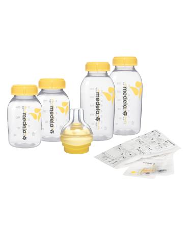 Medela Store & Feed Set | Breast milk storage bottles Calma teats breast milk bags | BPA-free