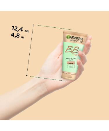 Garnier Skinactive BB Cream Medium - All-in-One Care with SPF 50 Vitamin C & Mineral Pigments - 50ml for Dark Spots - Buy Online on GoSupps.com
