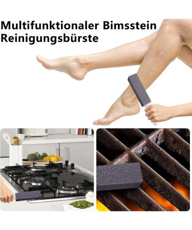 Premium Toilet Cleaning Block with Handle | Deep Clean Pumice Stone for Hard Watermarks & Stains - International Shipping Available - Buy Online on GoSupps.com