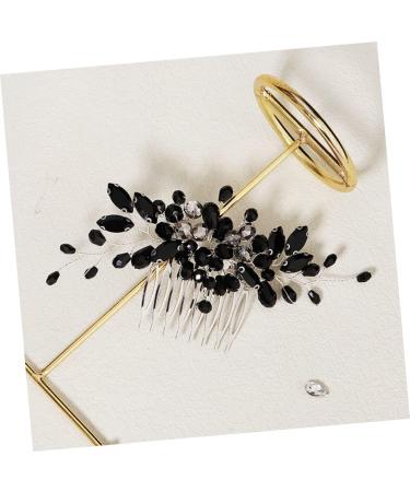 Angoily Crystal Side Hair Comb Bridesmaid Hair Accessories Bride Hairpiece Bride Headdress Wedding Bride Headpieces Hair Accessories for Bride Prom Tiara Decorate Alloy Girl - Buy Online on GoSupps.com