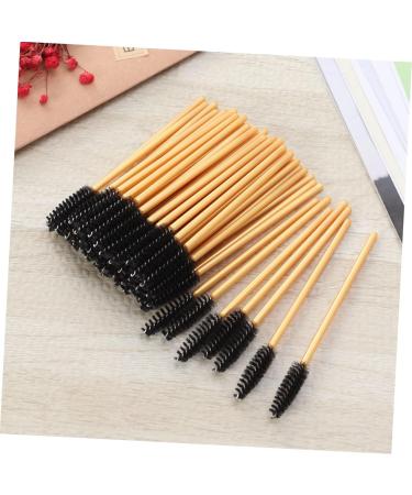 FOMIYES 50 Pcs Colored Mascara Eyelash Mascara Black Mascara Makeup Eyelash Brush Applicator Make up Suite 50 Pcs Black - Buy Online on GoSupps.com