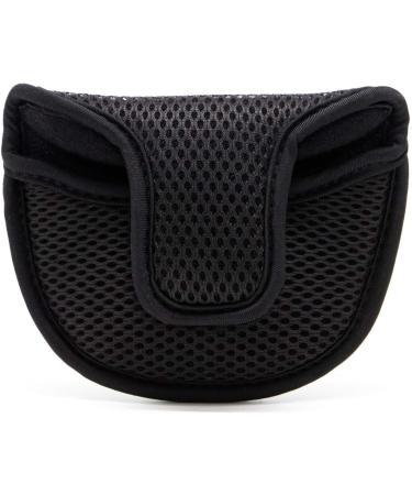 Golf Putter Cover - Mesh Mallet Headcover for Odyssey Works, Scotty Cameron - RH LH (Black) - Buy Online on GoSupps.com