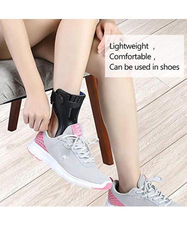 Drop Foot Support Brace - Orthosis Ankle Brace for Sprains & Tendonitis | Unisex Left Side - Large Size - Buy Online on GoSupps.com