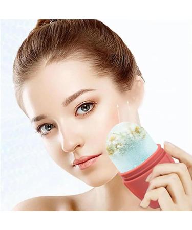 Ice Face Roller Ice Roller for Face Silicone DIY Cooling Cleaning Massaging Face Roller Contrast Color Food Grade Multifunctional Skin Care Ice Roller - Buy Online on GoSupps.com