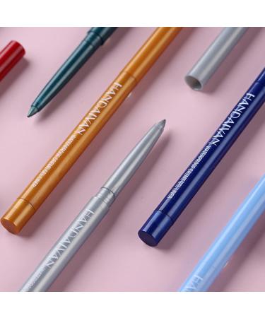 Matte Coloured Eyeliner Set - 3 Waterproof Eyeliner Pencils in Cyan Blue and Purple Shades for All-Day Wear - Buy Online on GoSupps.com