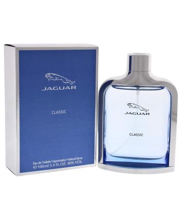 Jaguar Classic Blue for Men Eau de Toilette Spray 3.4 Ounce 3.4 Fl Oz (Pack of 1) - Buy Online on GoSupps.com